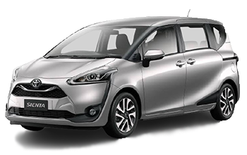 Toyota Sienta MPV for rental